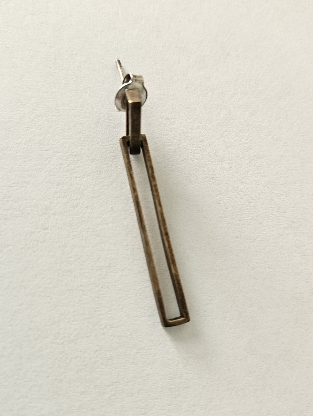 VINTAGE Minimalist Earrings And Bracelet Set Genuine Silver Plated Gold Retro - Picture 2 of 8